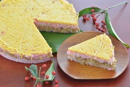 ケーキ風押しずし